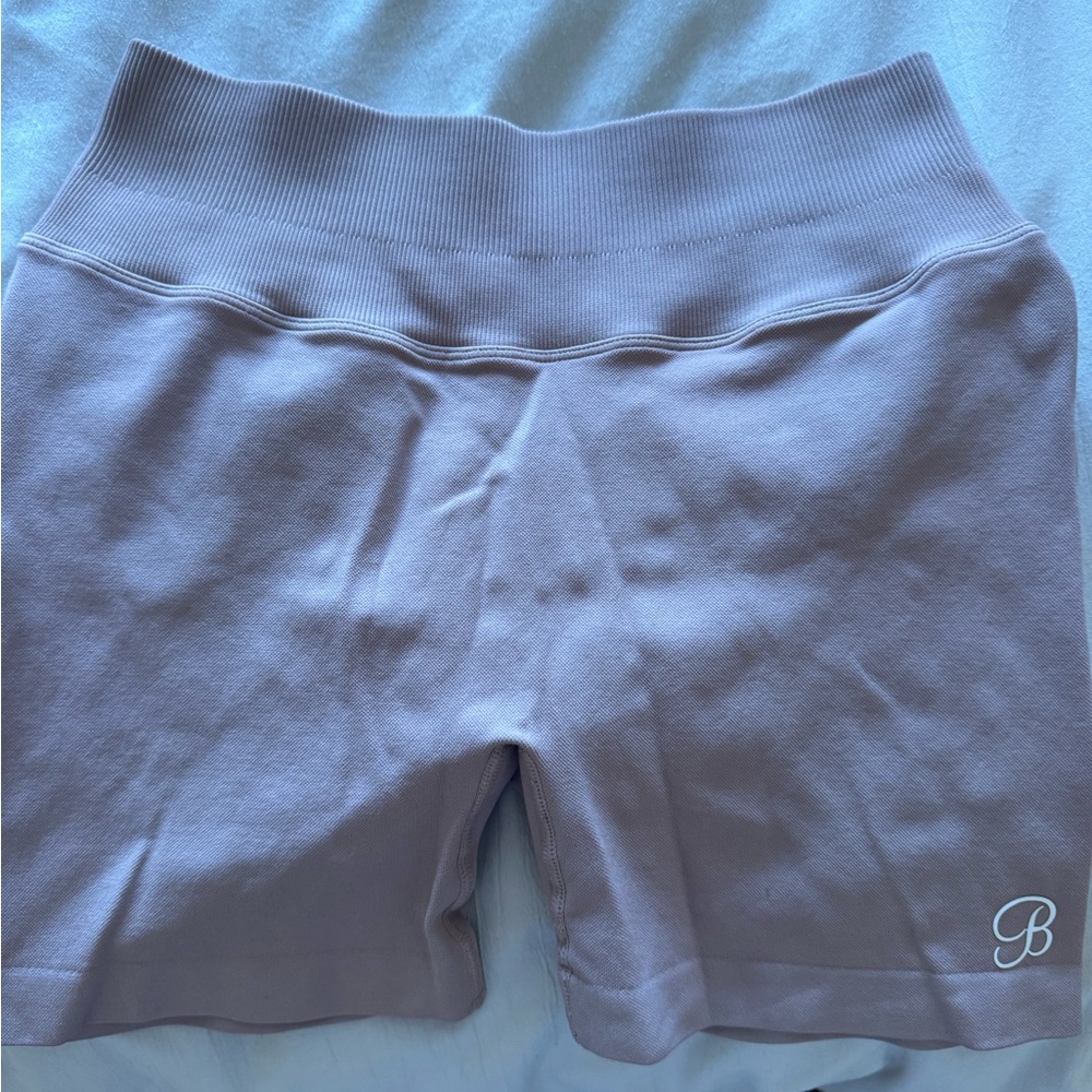 Bombshell Sportswear Pink Bike Shorts High-Waisted